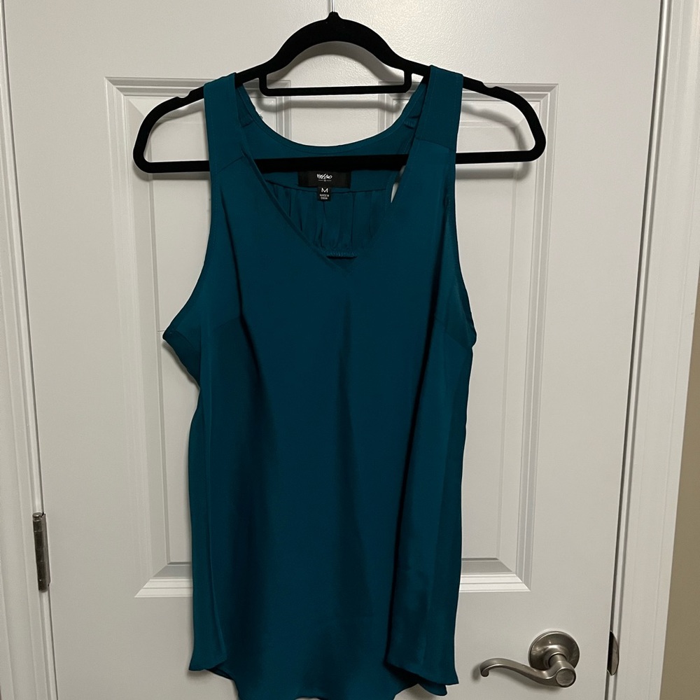 Teal dressy tank top